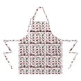 thumbnail image 2 of White Christmas Animal and Car Apron-Garden Aprons for Women with Pockets-Cotton Linen Waterproof Kitchen Cooking Gardening Aprons Adjustable for Kitchen,Cooking,BBQ and Salon 32"x27", 2 of 7