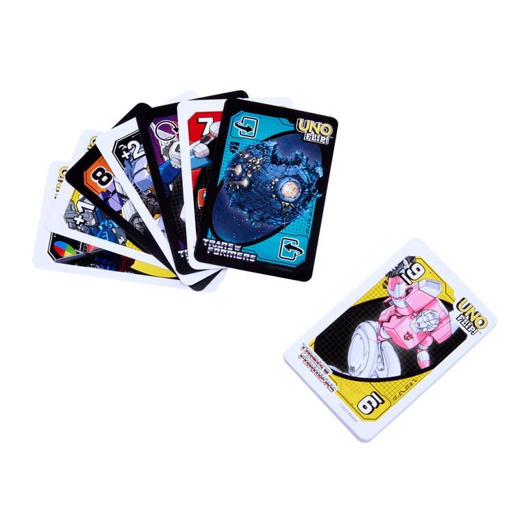 UNO Flip Transformers Card Game for Kids & Family Night - Walmart.com