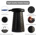 thumbnail image 5 of Upgraded XXL Collapsible Stool with Cushion,19.7"H-11.8"D Telescoping Folding Stool for Adults,More Sturdy Portable Camping Stools with Load Capacity 1000lbs for Outdoor,Garden,Fishing,Hiking, 5 of 8