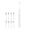 White, variant on Vwrxbz Sonic Electric Toothbrush 32000 VPM 6 Modes 8 Brush Heads USB Charging Travel