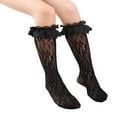thumbnail image 4 of Baby Girls Knee High Lace Socks Ruffles 3-8Y, 4 of 6