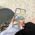 thumbnail image 3 of Cute Animal Dinosaur Wear Hat Soft Phone Case Compatible with iPhone Case (Clear,iPhone 15 Pro Max), 3 of 6