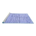 thumbnail image 2 of Ahgly Company Machine Washable Indoor Rectangle Solid Blue Modern Area Rugs, 7' x 9', 2 of 4