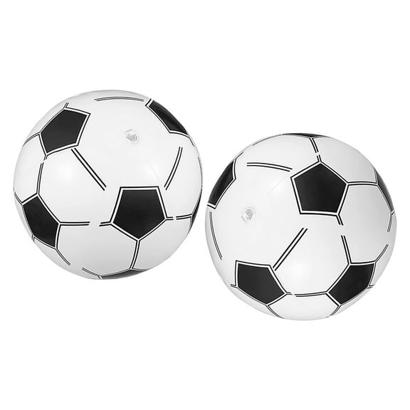 NICEXMAS Jumbo Pool Toys Inflatable Soccer Multi 2Pcs for Fan Gear