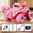 thumbnail image 1 of Control Barbie Rosa Eléctrico Todoterreno Control Remoto Juguete Coche Regalo, 1 of 3