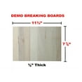 thumbnail image 2 of Wooden Breaking Boards, Martial Arts Training Breakable Board Wood (Demo 3/8" x 11.75" x 7.8" ), 2 of 2