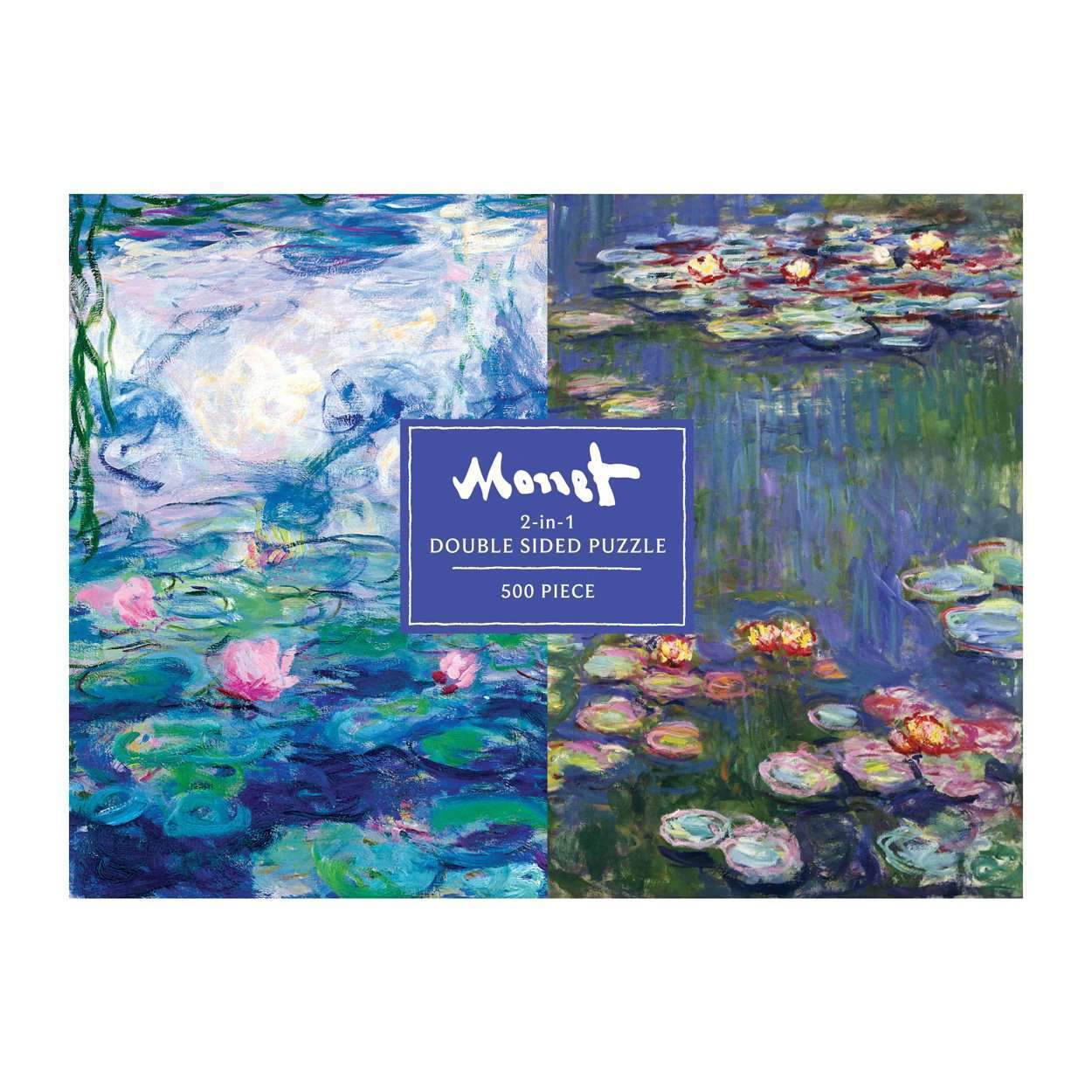 Galison - Monet - 500 Piece Double Sided Jigsaw Puzzle