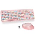thumbnail image 1 of Combo de teclado y ratón GTSP Typewriter Pink Wireless, 1 of 6