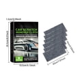 thumbnail image 3 of Car Scratch Remover Cloth 6 Pack Reusable Auto Scratch Repair Cloth for Minor Scratches Water Spots Oxidation DIY Hand Polish Cloth for Car Paint Motorcycle Stainless Steel Home Use Black, 3 of 9