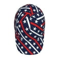 thumbnail image 4 of Disketp Patriotic Star Pattern Print Baseball Caps For Outdoor Sports Fashion Casual Outdoor Caps Men Women, 4 of 9