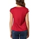 thumbnail image 3 of INSPIRAR CHIC Blusa de Seda con Mangas Cortas para Mujeres Cuello Redondo Plisada Casual Elegante Talla XS Roja, 3 of 6