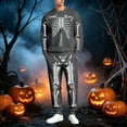 thumbnail image 2 of CONFREE Halloween Mens Sweatsuit 2 Peice Sets Lined Track Suit for Men Hallowmas Skeleton Graphic Sweatshirts Joggers Outfits Warm Fall Winter Tracksuits, 2 of 5