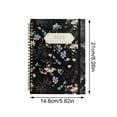 thumbnail image 2 of Popular! 2025 Planner 2025, Academic Planner 2025, 2025 Planner Weekly And Monthly,A5,Tabs, Hardcover, Back Pocket, 2 of 4