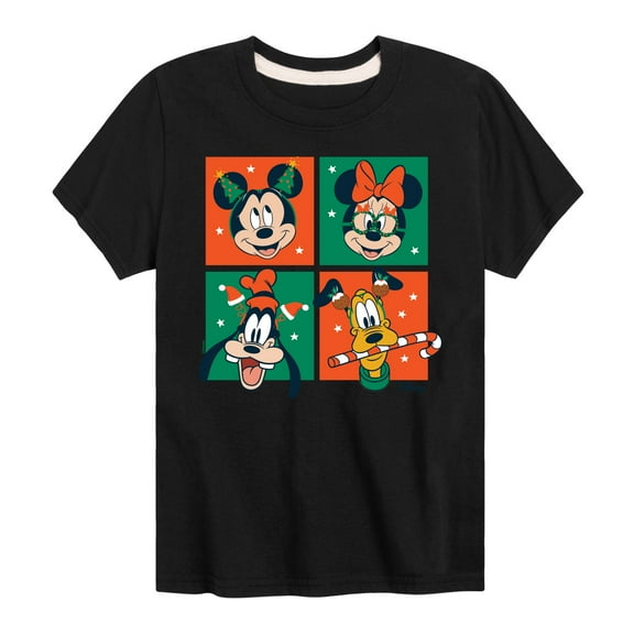 Disney - Mickey And Friends Christmas - Toddler & Youth Short Sleeve Graphic T-Shirt