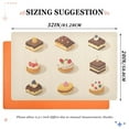 thumbnail image 6 of Yayeee Doormat for Indoor Entrance 32" x 20" Non Slippery Floor Rug, Red Cakes, 6 of 8