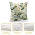 thumbnail image 4 of Shiartex  Eucalyptus Leaf Pillow Covers Watercolor Pillow Sage Green Leaf Pillow Covers Gold Leaves Modern Throw Pillows Cover Decor Gifts for Bed Couch Sofa Living Room, 4 of 5