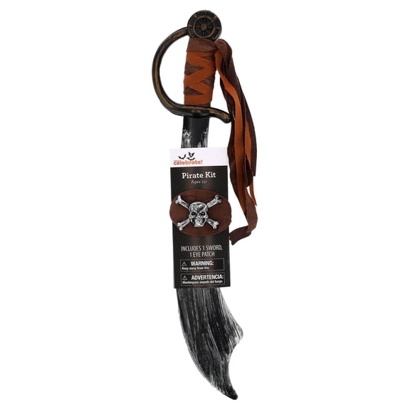 Pirate Costume Accessory Kit for Adults, Multicolor, 2 Pieces, Halloween by Way To Celebrate