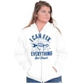 thumbnail image 4 of Can Fix Everything Mechanic Humor Zip Up Hoodie Men's Women's Brisco Brands M, 4 of 6