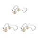 thumbnail image 2 of Cortina de metal Bewildely 2 piezas Sujetador de cortina Beige, 2 of 6