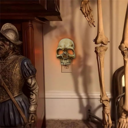 

Clearance! KXBDSFY Night Light Halloween Decoration Human Lamp Gothic Light Fixture for Holiday Party and Wall Decor