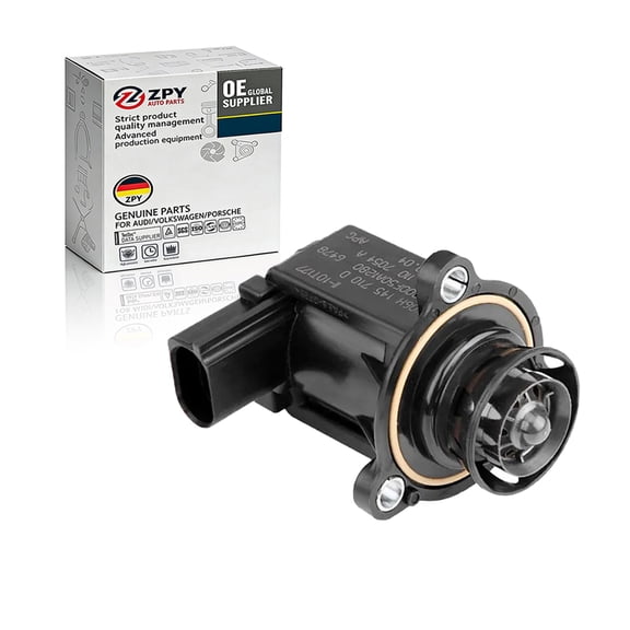 06H145710D Turbocharger Bypass Valve, Cutoff Bypass Diverter Valve, Compatible with Audi A4 TT VW CC Eos GTI Jetta Passat Tiguan Beetle 2.0L