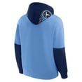 thumbnail image 6 of Men's Fanatics Light Blue Tennessee Titans Helmet Pullover Hoodie, 6 of 7