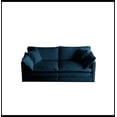 thumbnail image 3 of Loveseat Sofa Couch for Living Room, Upholstered Large Size Deep Seat 2-Seat Sofa with 4 Pillows, 3 of 5