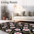 thumbnail image 2 of ODIKA 6x9 Machine Washable Non-Slip Area Rug, Vintage Blossom Cascade Ornamental Motif Ultra Soft Rug, None, 543241, 2 of 7