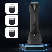 Groin & Body Hair Trimmer for Men Electric Trimmer Pubic Trimmer Body Shaver Wet/Dry Body Shaver Groomer