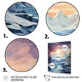 thumbnail image 3 of Designart "Glacier Frozen Majesty Collage" Landscape & Nature Floater Framed Wall Art Print, 3 of 7