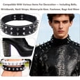thumbnail image 3 of 354 Sets Punk Spikes and Studs Kit，8 Sizes Cone Spikes,Metal Tree Spikes Studs for Leathercraft and Punk Style Clothing Accessories DIY Craft Decoration, 3 of 7