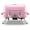 Pink, variant on Kenmore 2-Burner Portable Tabletop Retro Gas Grill, Red