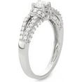 thumbnail image 2 of MyDiamondBox 1 Carat Total Weight (cttw) 14K Wedding Ring with White Diamonds - White Gold Bridal Ring for Women (Ring Size: 8), 2 of 3