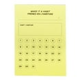 thumbnail image 1 of Post-it® Printed Notes, Habit Tracker, Yellow, 1 of 5