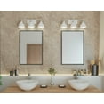 thumbnail image 3 of Progress Lighting Bramlett 3-Light Bath & Vanity, Brushed Nickel, Metal Reflector Shades, 3 of 10