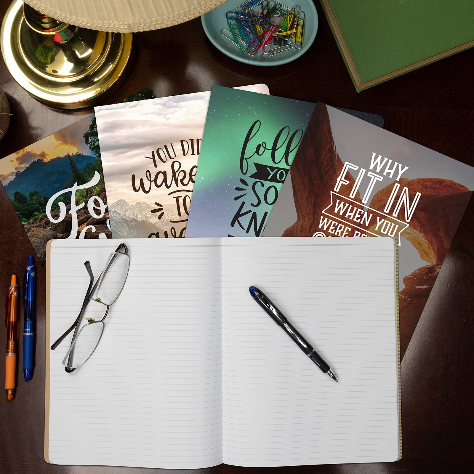 8 x 10 Field Book Set - Line Text / Combo Photo Inspiration Covers