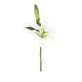 thumbnail image 3 of Clearance! Zguuel Silk Lily Flowers Fake Lily Artificial Flower 6pcs Real Lilies With Buds Silk For Home Wedding Party, 3 of 6