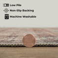 thumbnail image 6 of GLN Rugs Hattusa - Indoor, Machine Washable Area Rug 5'3" Round Turkish Terra Home Carpet, 6 of 7