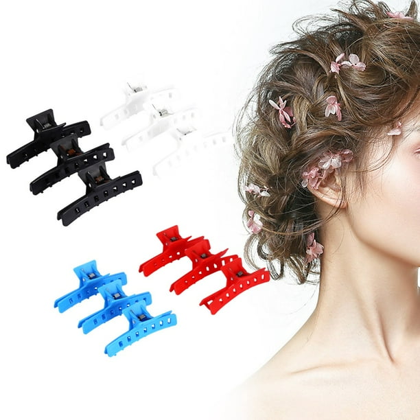 Horquilla 12PCS Pinzas plásticas del clip de la garra del pelo del salón ANGGREK Otros