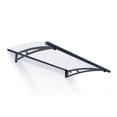 thumbnail image 2 of Palram - Canopia Aquila 1500 5' x 3' Acrylic/Galvanized Steel Awning - Gray/Clear, 2 of 10