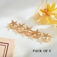thumbnail image 2 of Gold Hair Pins Star Hair Clips Bridal Hair Piece Wedding Hair Accessories for Women and Girls Pack of 5 (Gold), 2 of 4