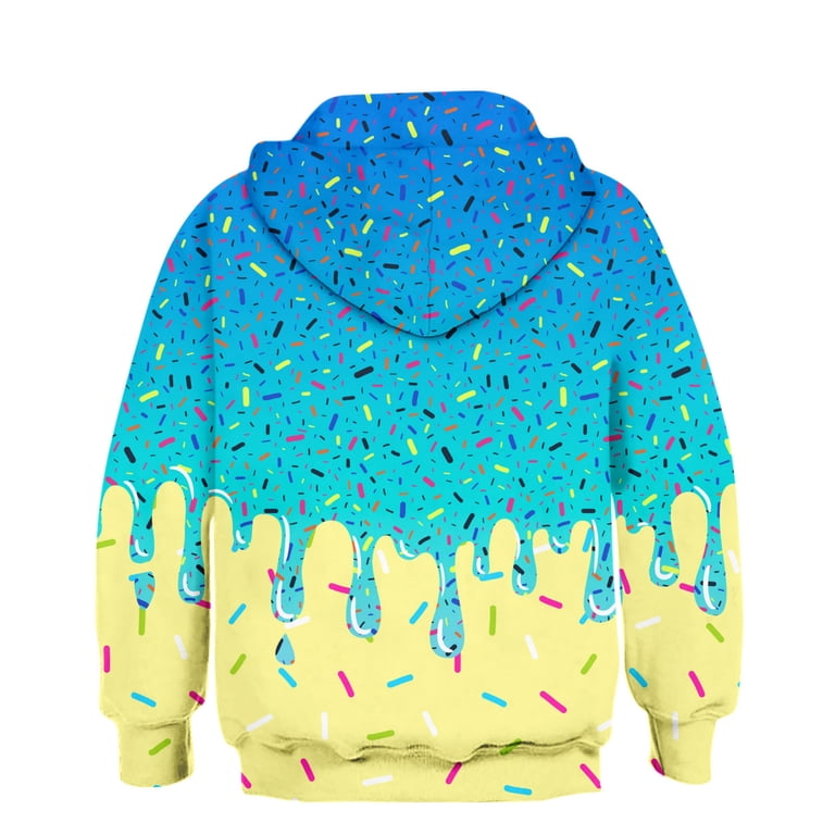 Aideaone Boys 3D Printed Hooded Pullover Sweatshirt photo 2