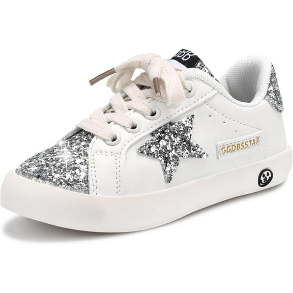 Girls walking shoes, casual daily shoes, little kid lightweight anti-slip running shoes