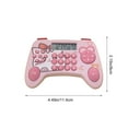 thumbnail image 3 of Btomtd Game-Style Calculator Custom-Shaped Student Exam Handheld Calculator Digital Portable Arithmetic Calculator, Pink, 3 of 6