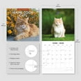 thumbnail image 2 of Red Robin 2026 Maine Coon Cats Monthly Wall Calendar | 12" x 24" Open | Premium Thick & Sturdy Paper | Hangable 12 Month Calendar | Lined Notes & To Do Area | Vivid Images | Plastic Free, 2 of 3