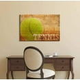 thumbnail image 2 of Wall26 Rustic Tennis - Tennis Ball Vintage Wood Grain - Canvas Art Home Decor - 32x48 inches, 2 of 3