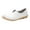White, variant on Trendy Ballet Flats for Women 2025 Trendy Flat Shoes Work Bridal Wedding Office Mesh Bow Ballet Flats