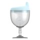 thumbnail image 1 of Vaso de vino con boquilla a prueba de derrames para niños, vaso de plástico con boquilla y tapa, 150 ml, 1 of 5