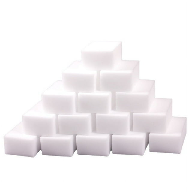 Paquete de 20 almohadillas de limpieza de espuma de esponja extra gruesas y duraderas para borrador de esponja mágica - Bañera, piso, zócalo, baño, clea de pared