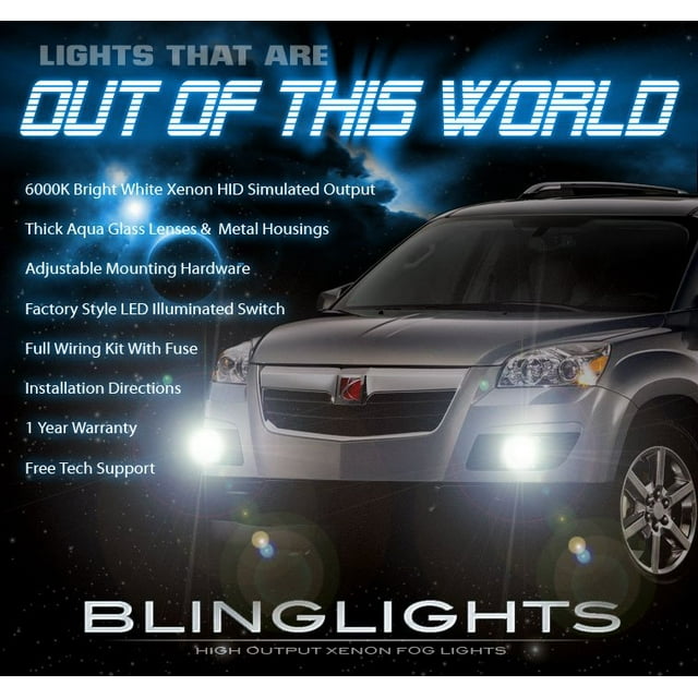 For Saturn Outlook Foglamps Bumper Drivinglight Kit 2007 2008 2009 2010